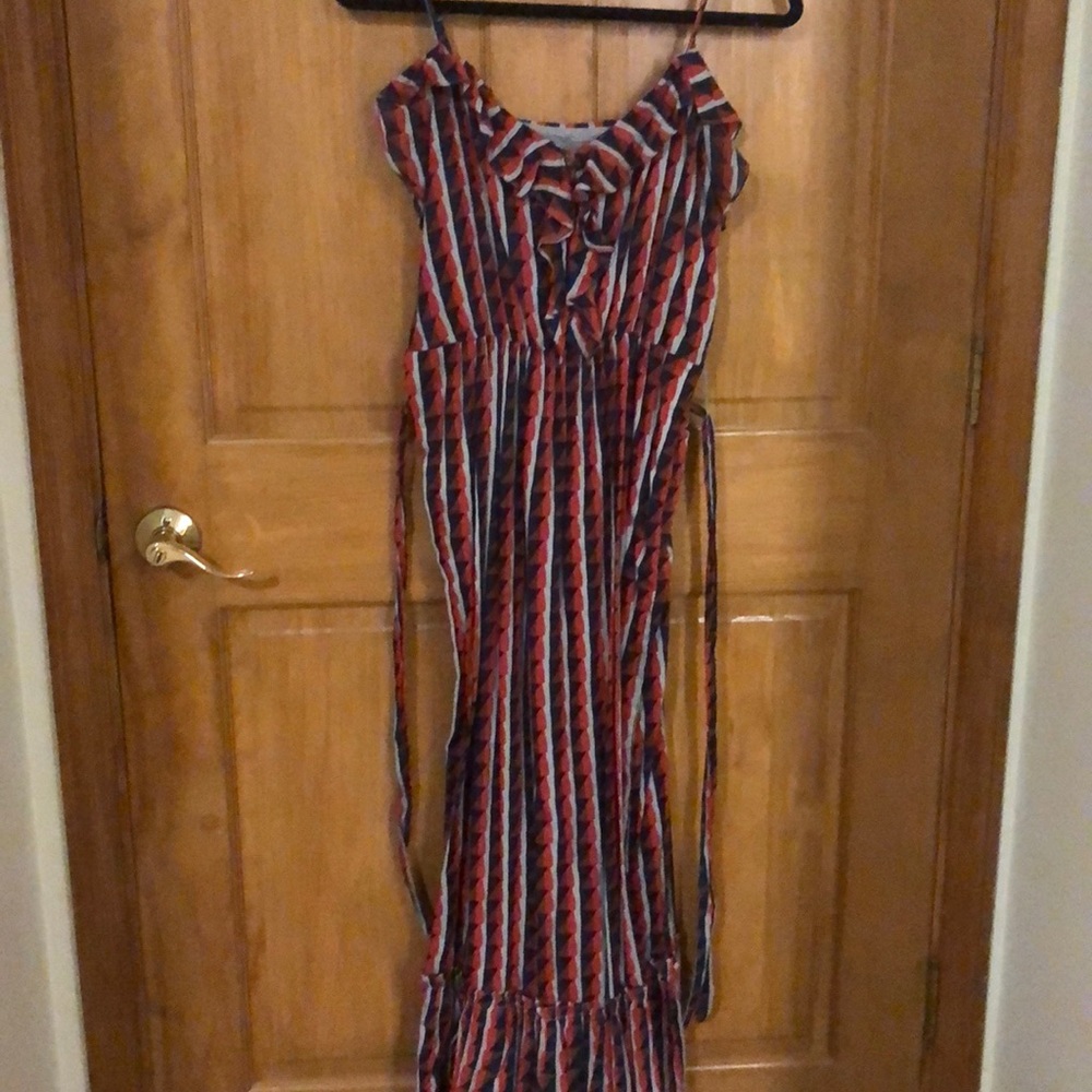 Long spaghetti strap dress